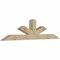 Ekena Millwork Saratoga Rough Sawn Timber Gable Bracket, Douglas Fir, 96"W x 24"H x 6"D x 6"F, 6/12 Pitch GBW096X24X0606SAR00RDF - alternate 2